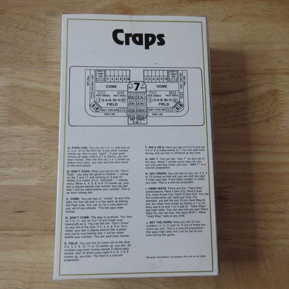 Luxurious Craps Table vintage Gambling Miniature 9"  Table Top Desk Casino - Picture 5 of 5